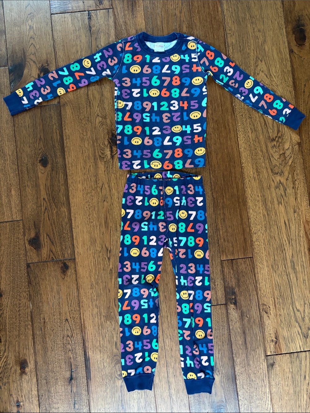 Hanna Andersson colorful number print Pajama Set